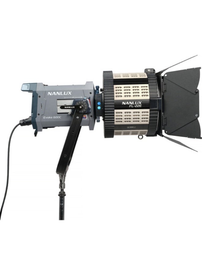 نانليت Nanlux FL-22E BE Mount Motorized Fresnel Lens (15-48°) - Image 4